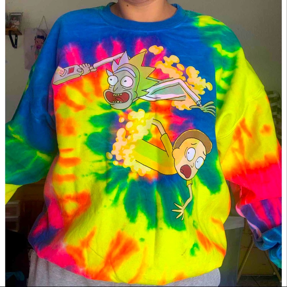 Rick and Morty crew neck sweater